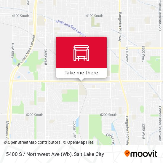 5400 S / Northwest Ave (Wb) map
