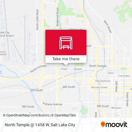 North Temple @ 1458 W map