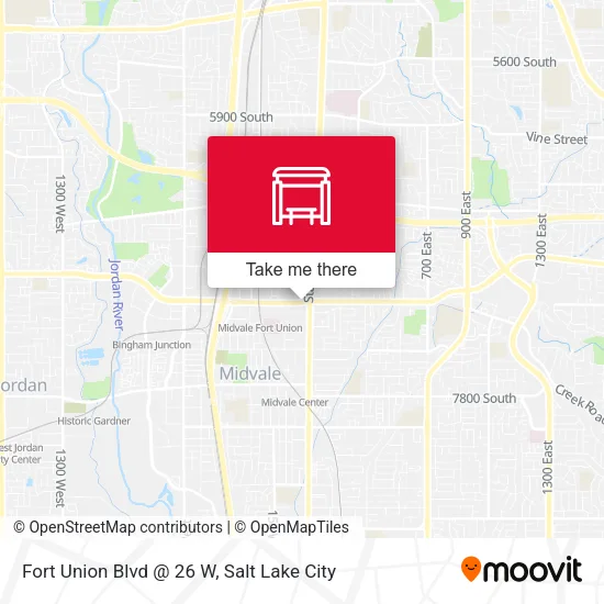 Fort Union Blvd @ 26 W map