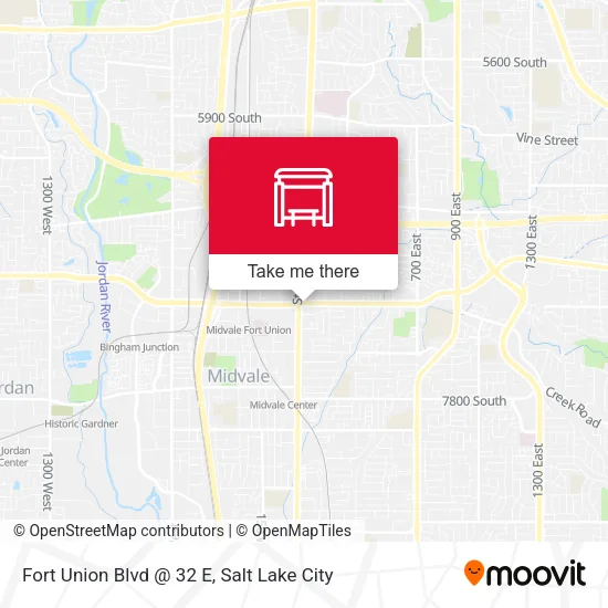 Fort Union Blvd @ 32 E map