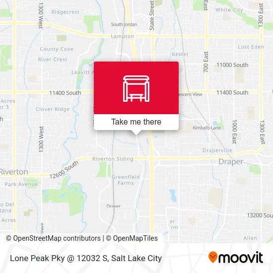 Mapa de Lone Peak Pky @ 12032 S
