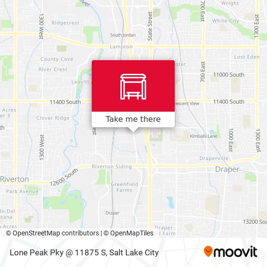 Lone Peak Pky @ 11875 S map
