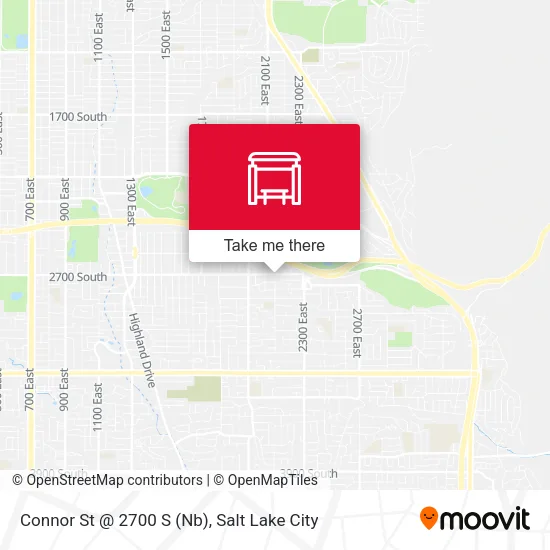 Connor St @ 2700 S (Nb) map