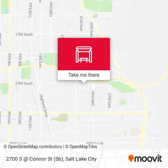 2700 S @ Connor St (Sb) map