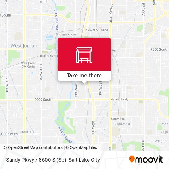 Sandy Pkwy / 8600 S (Sb) map