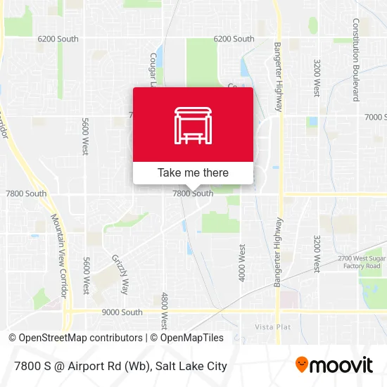 7800 S @ Airport Rd (Wb) map