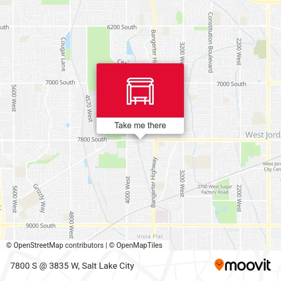 7800 S @ 3835 W map