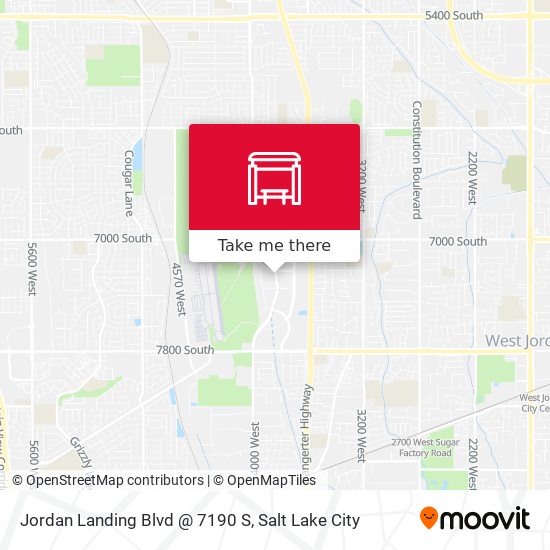 Jordan Landing Blvd @ 7190 S map