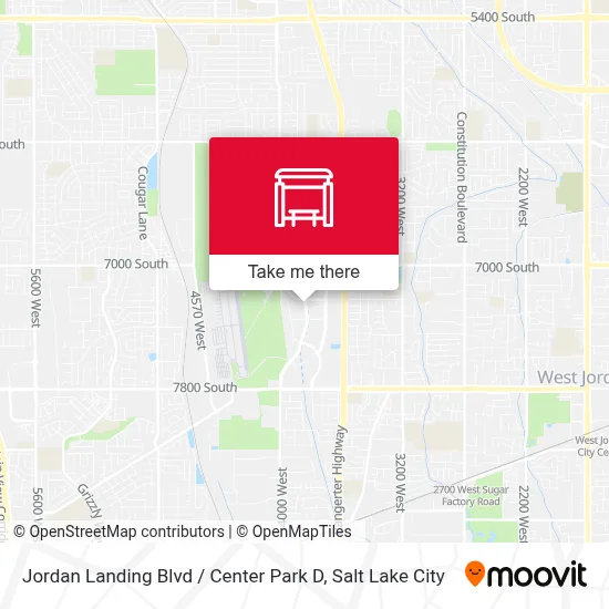 Jordan Landing Blvd / Center Park D map