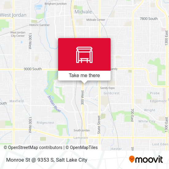 Monroe St @ 9353 S map