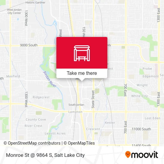 Monroe St @ 9864 S map