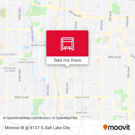 Monroe St @ 8137 S map