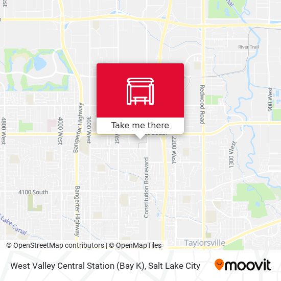 Mapa de West Valley Central Station (Bay K)