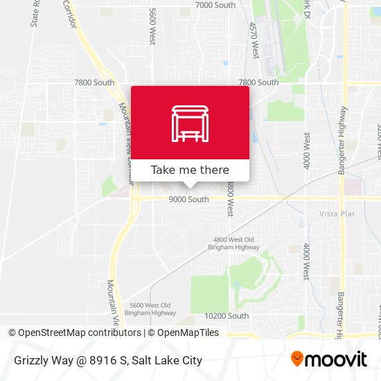 Mapa de Grizzly Way @ 8916 S