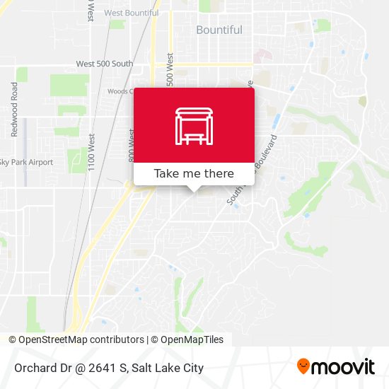 Orchard Dr @ 2641 S map
