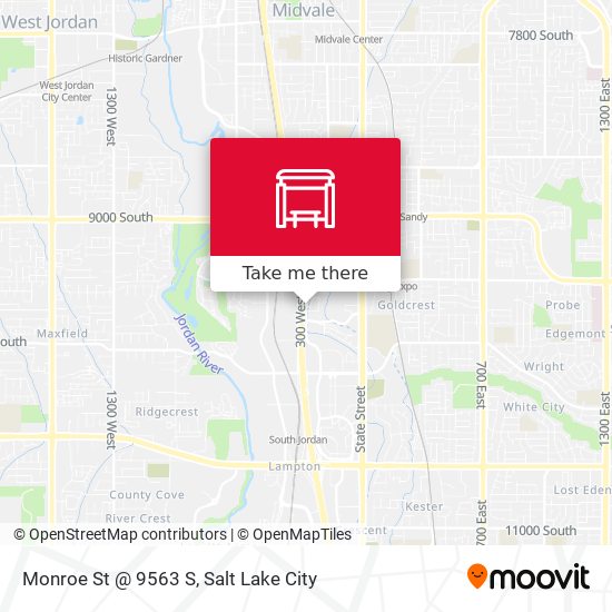 Monroe St @ 9563 S map