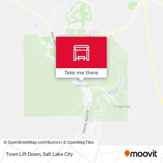 Town Lift Down map