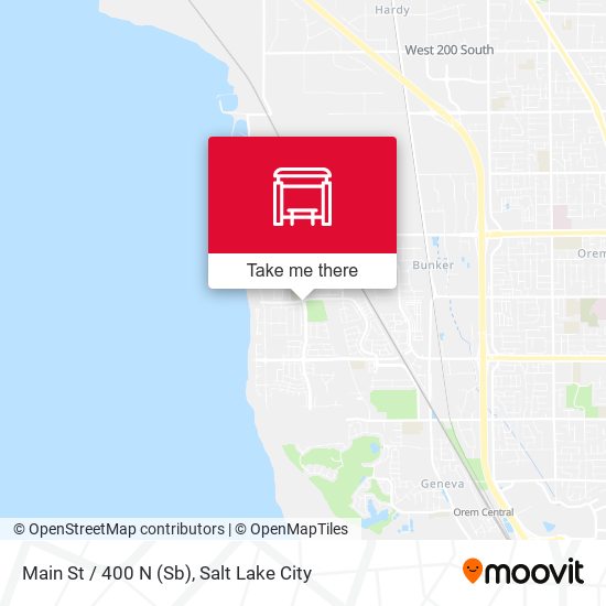 Main St / 400 N (Sb) map