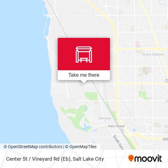 Center St / Vineyard Rd (Eb) map