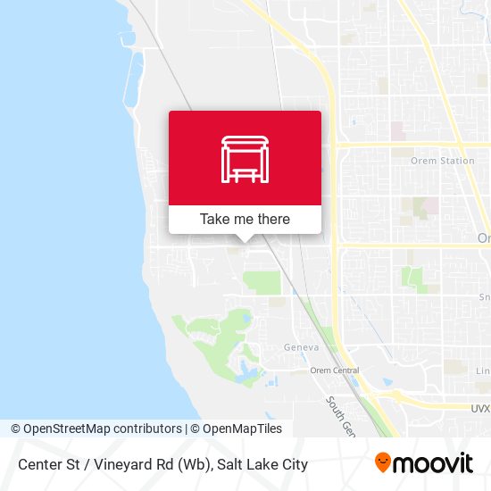 Center St / Vineyard Rd (Wb) map