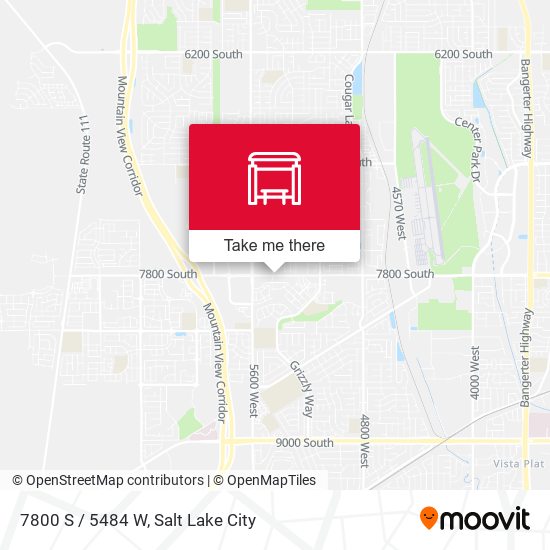 7800 S / 5484 W map