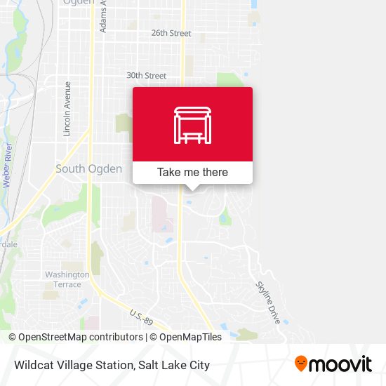 Wildcat Village Station map