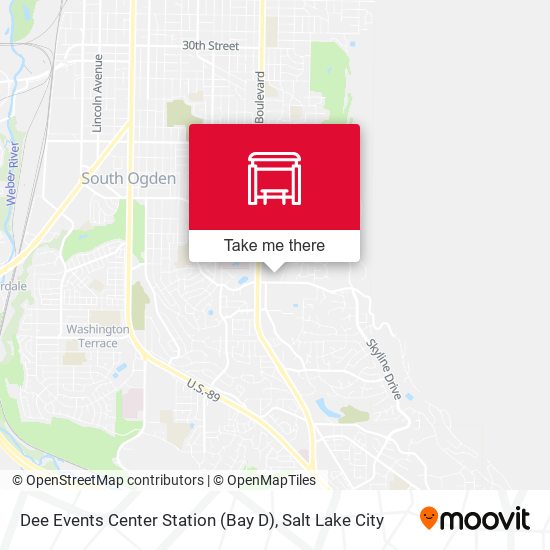 Dee Events Center Station (Bay D) map