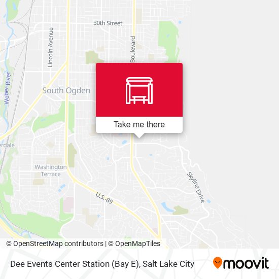 Mapa de Dee Events Center Station (Bay E)