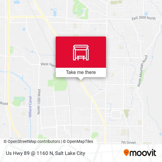 Mapa de Us Hwy 89 @ 1160 N