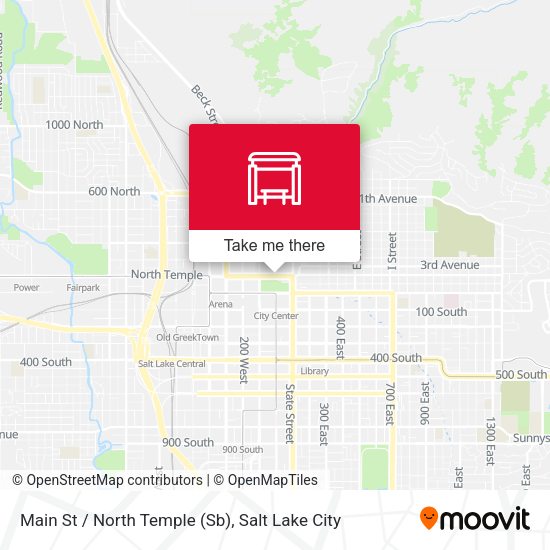 Mapa de Main St / North Temple (Sb)