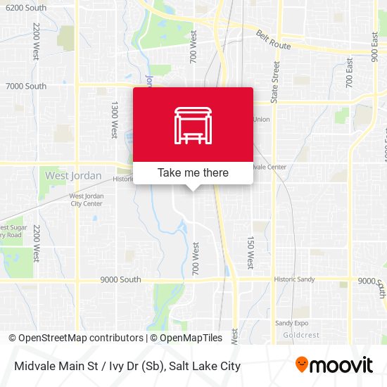 Mapa de Midvale Main St / Ivy Dr (Sb)