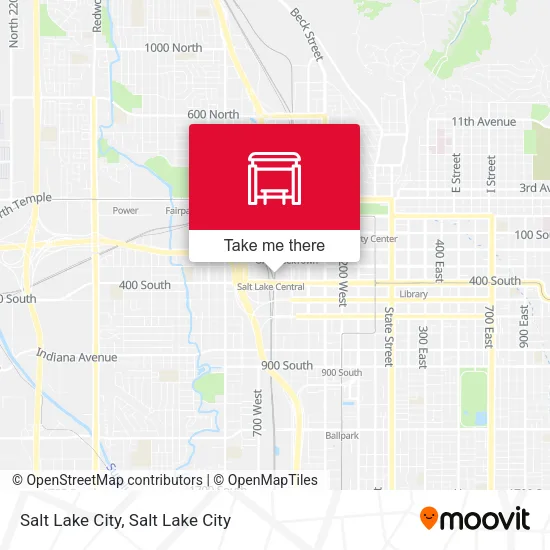 Salt Lake City map