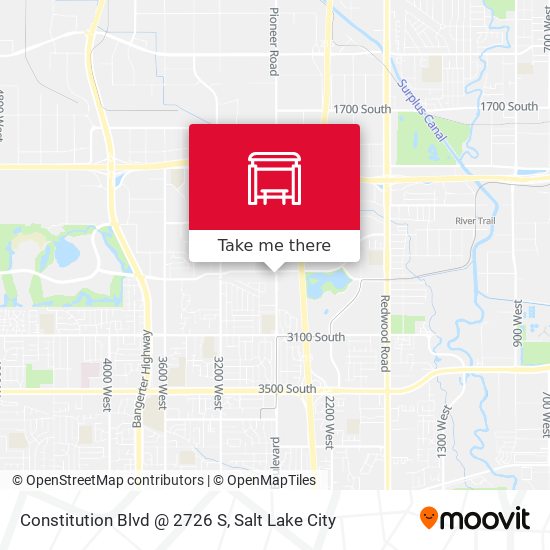 Mapa de Constitution Blvd @ 2726 S