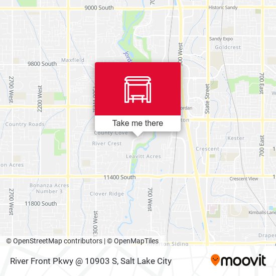 River Front Pkwy @ 10903 S map