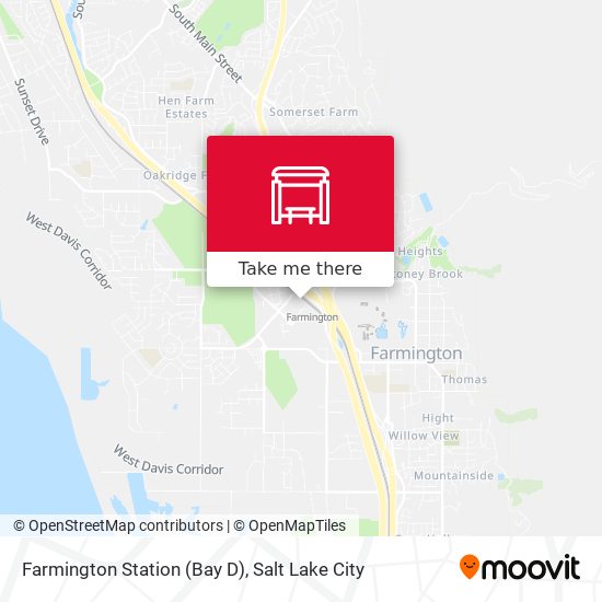 Farmington Station (Bay D) map