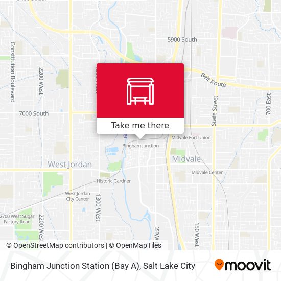 Mapa de Bingham Junction Station (Bay A)