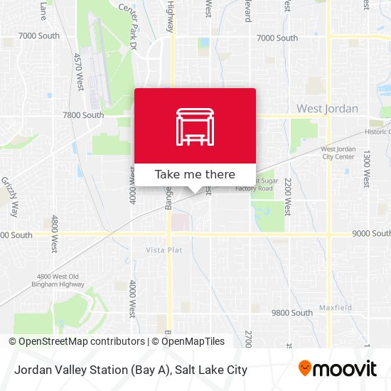 Mapa de Jordan Valley Station (Bay A)