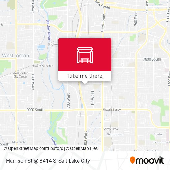 Mapa de Harrison St @ 8414 S
