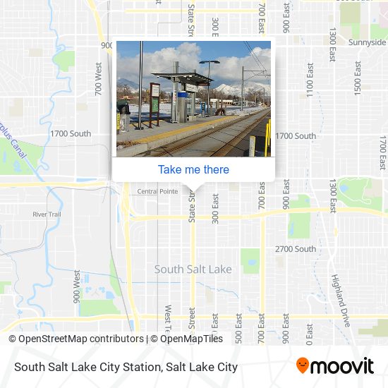 South Salt Lake City Station map