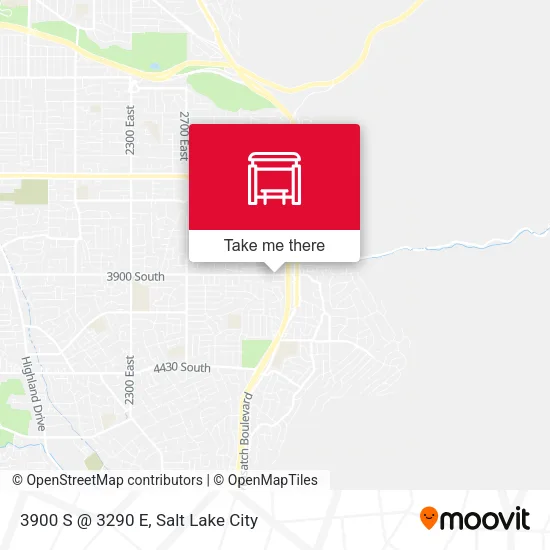3900 S @ 3290 E map