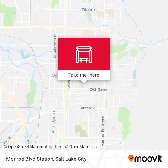 Monroe Blvd Station map