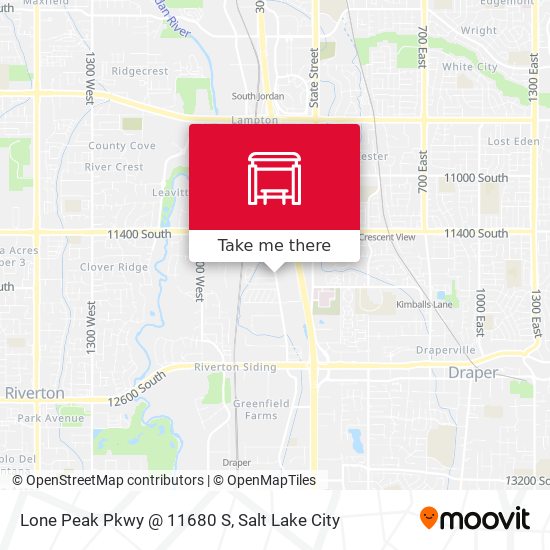 Lone Peak Pkwy @ 11680 S map