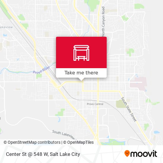 Center St @ 548 W map