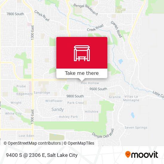 9400 S @ 2306 E map