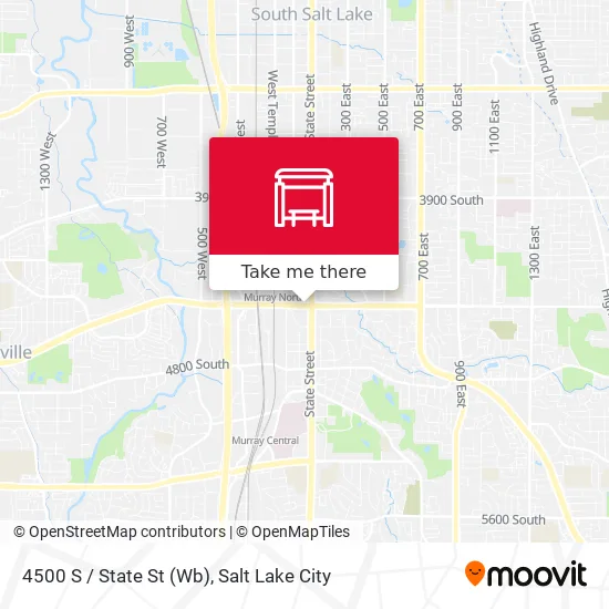 Mapa de 4500 S / State St (Wb)