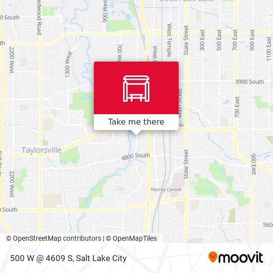 500 W @ 4609 S map
