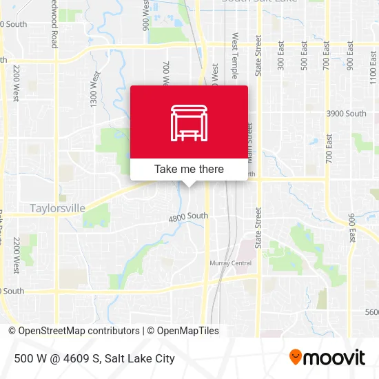 500 W @ 4609 S map