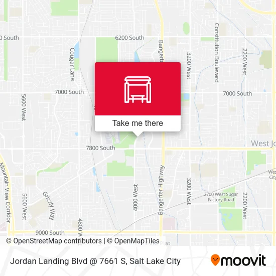 Jordan Landing Blvd @ 7661 S map