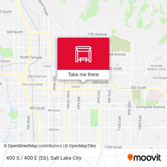 400 S / 400 E (Eb) map