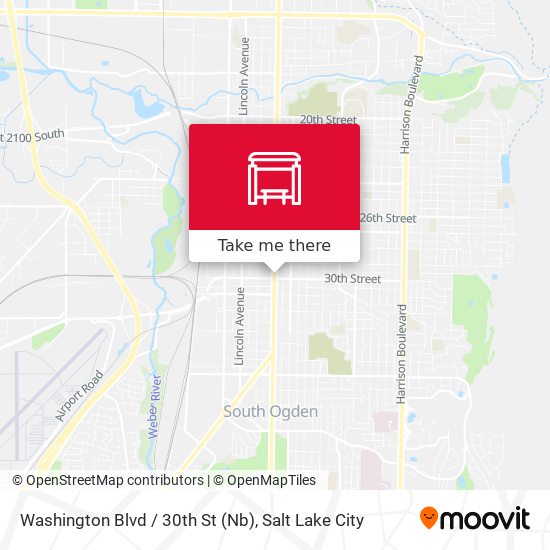 Mapa de Washington Blvd / 30th St (Nb)